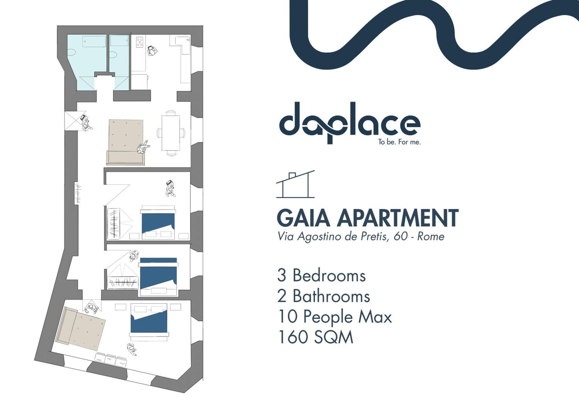 Daplace - Gaia Apartment ローマ エクステリア 写真